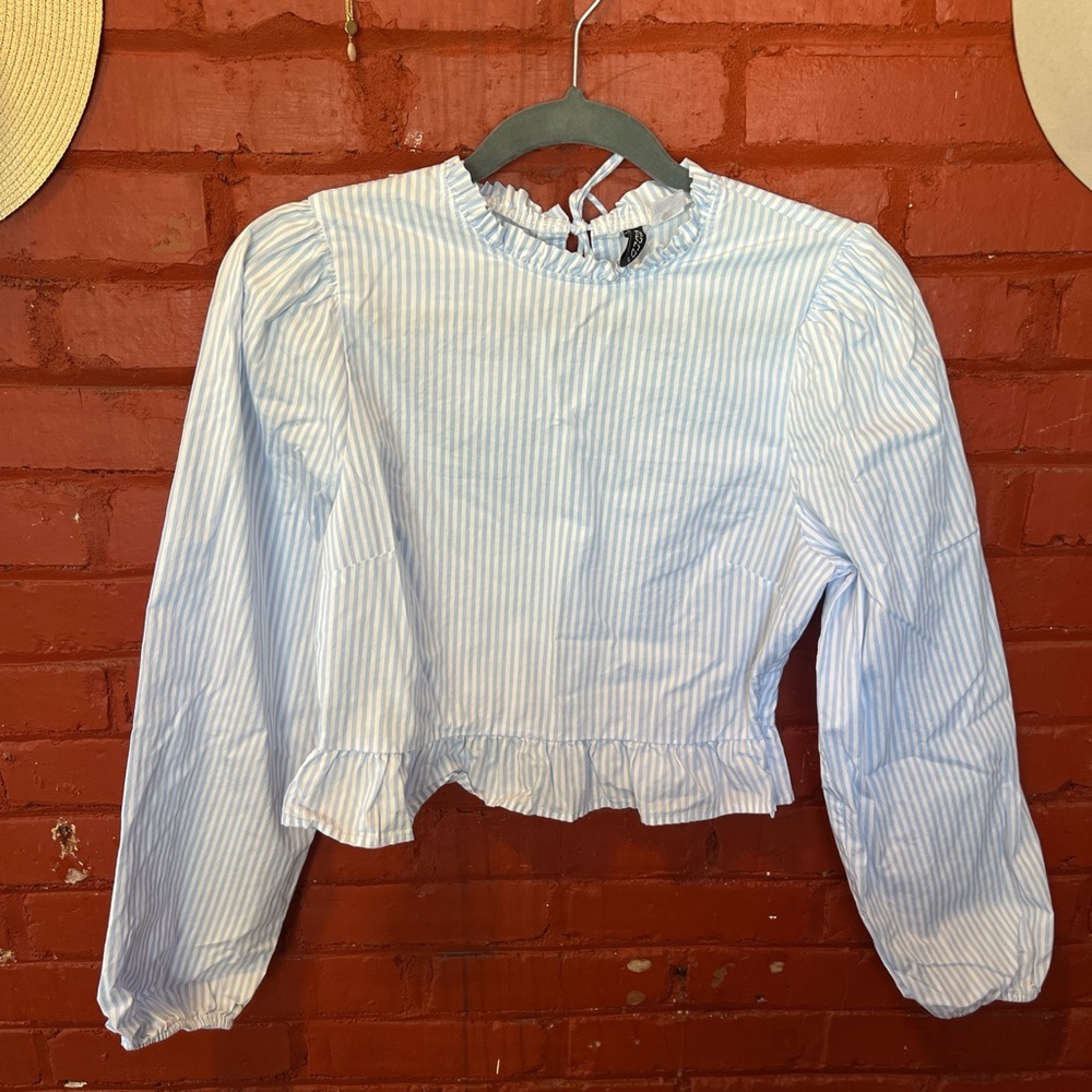 Blue shirt!